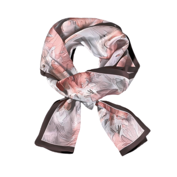 15*145cm China Suzhou mulberry silk scarf thin narrow ribbon silk scarf long silk scarf handbag decorative silk scarf belt silk scarf