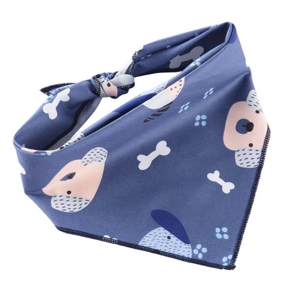 Cat saliva towel scarf small pet dog triangle scarf