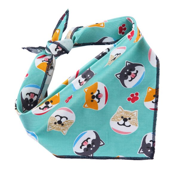 Cat saliva towel scarf small pet dog triangle scarf