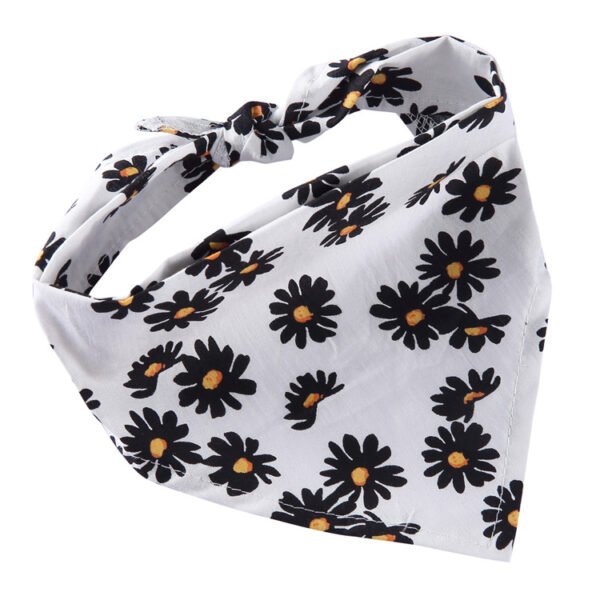 Cat saliva towel scarf small pet dog triangle scarf