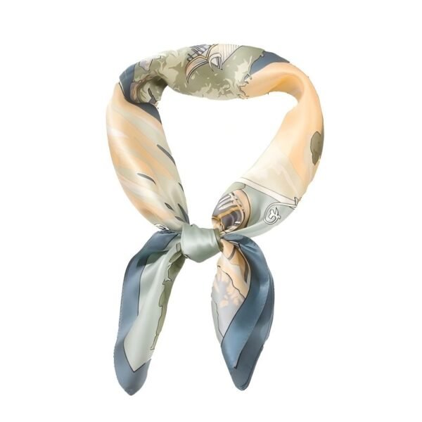 53*53cm China Suzhou mulberry silk scarf thin narrow ribbon silk scarf long silk scarf handbag decorative silk scarf belt silk scarf