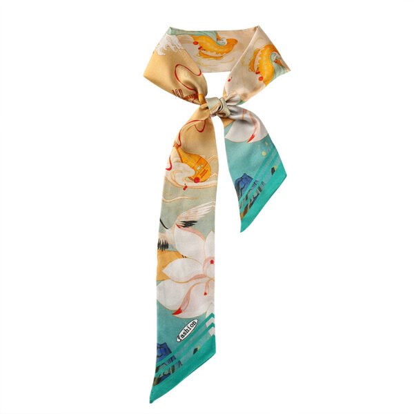 6*125 China Suzhou Silk Silk Scarf Headband Tie Bag Ribbon Decoration Streamer Long Silk Scarf Silk Belt