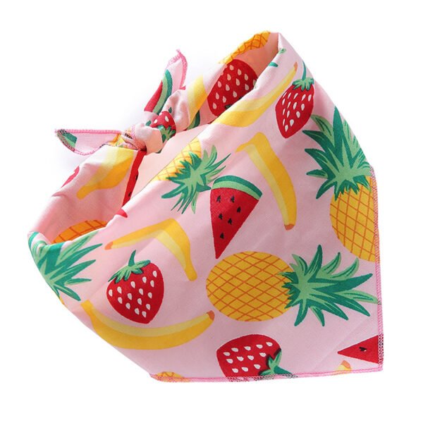 Cat saliva towel scarf small pet dog triangle scarf
