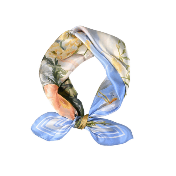 53*53cm China Suzhou mulberry silk scarf thin narrow ribbon silk scarf long silk scarf handbag decorative silk scarf belt silk scarf