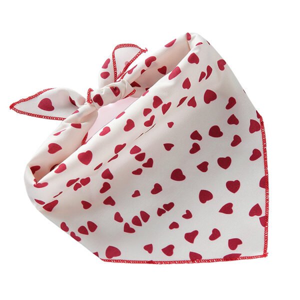 Cat saliva towel scarf small pet dog triangle scarf