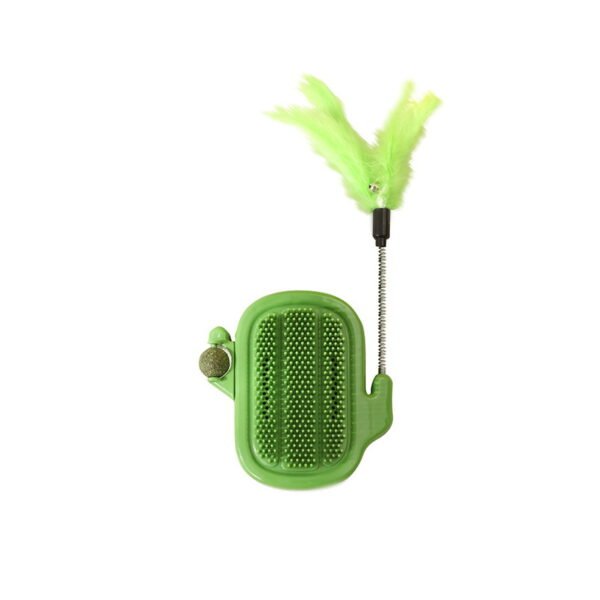 8.4*16.4cm Pet teething toy cat tickler