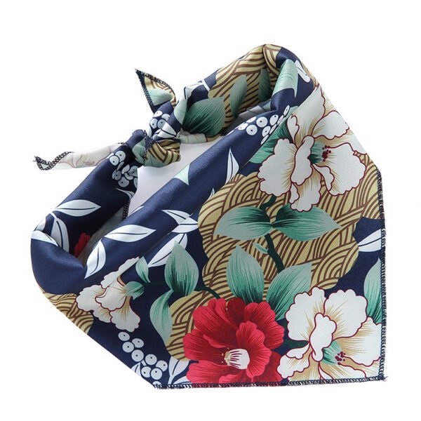 Cat saliva towel scarf small pet dog triangle scarf